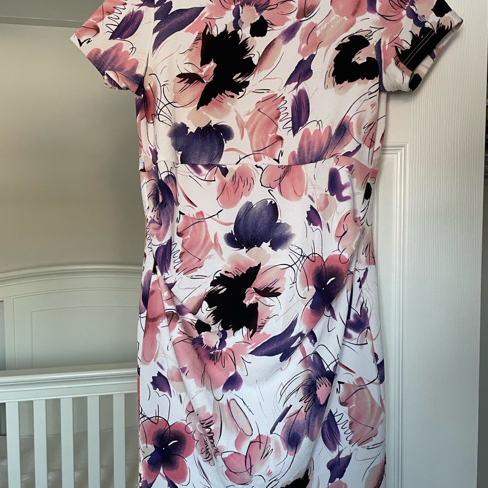 Floral Print Women's Maternity Dress